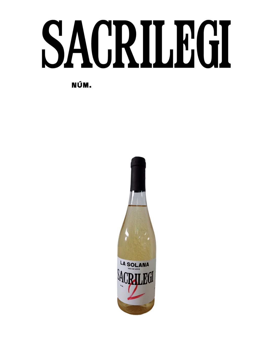 sacrilego botella