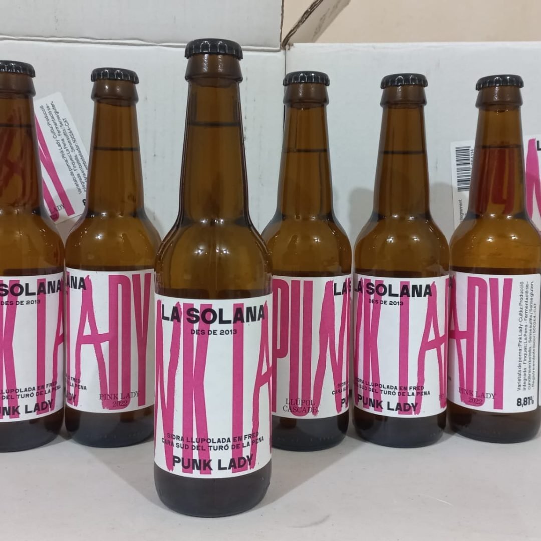 botellines de sidra punk lady la solana