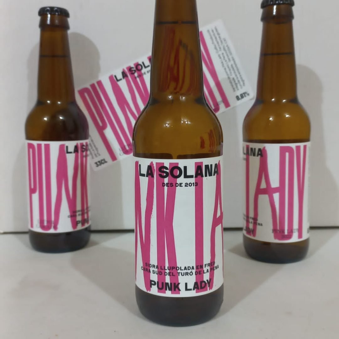 botellines de sidra punk lady la solana